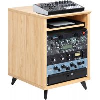 Gator Frameworks Meuble rack studio 10U Elite bois érable - Vue 10